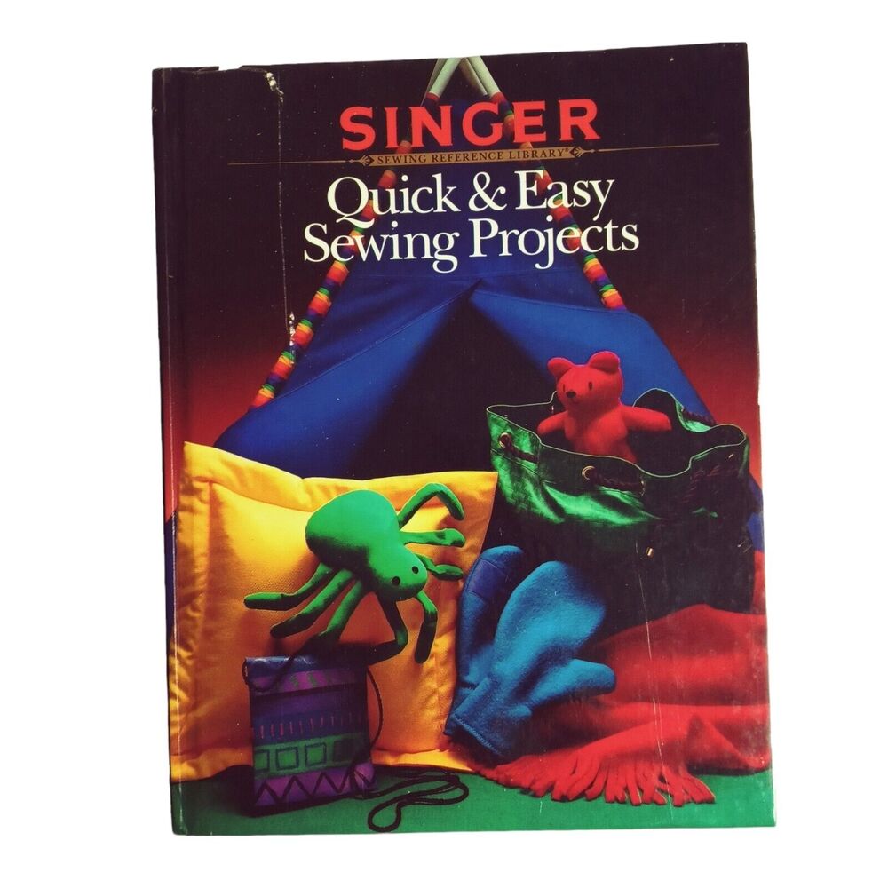 🧵Singer Sewing Book Quick Easy👗👚 Sewing Projects Craft Reference Library VTG